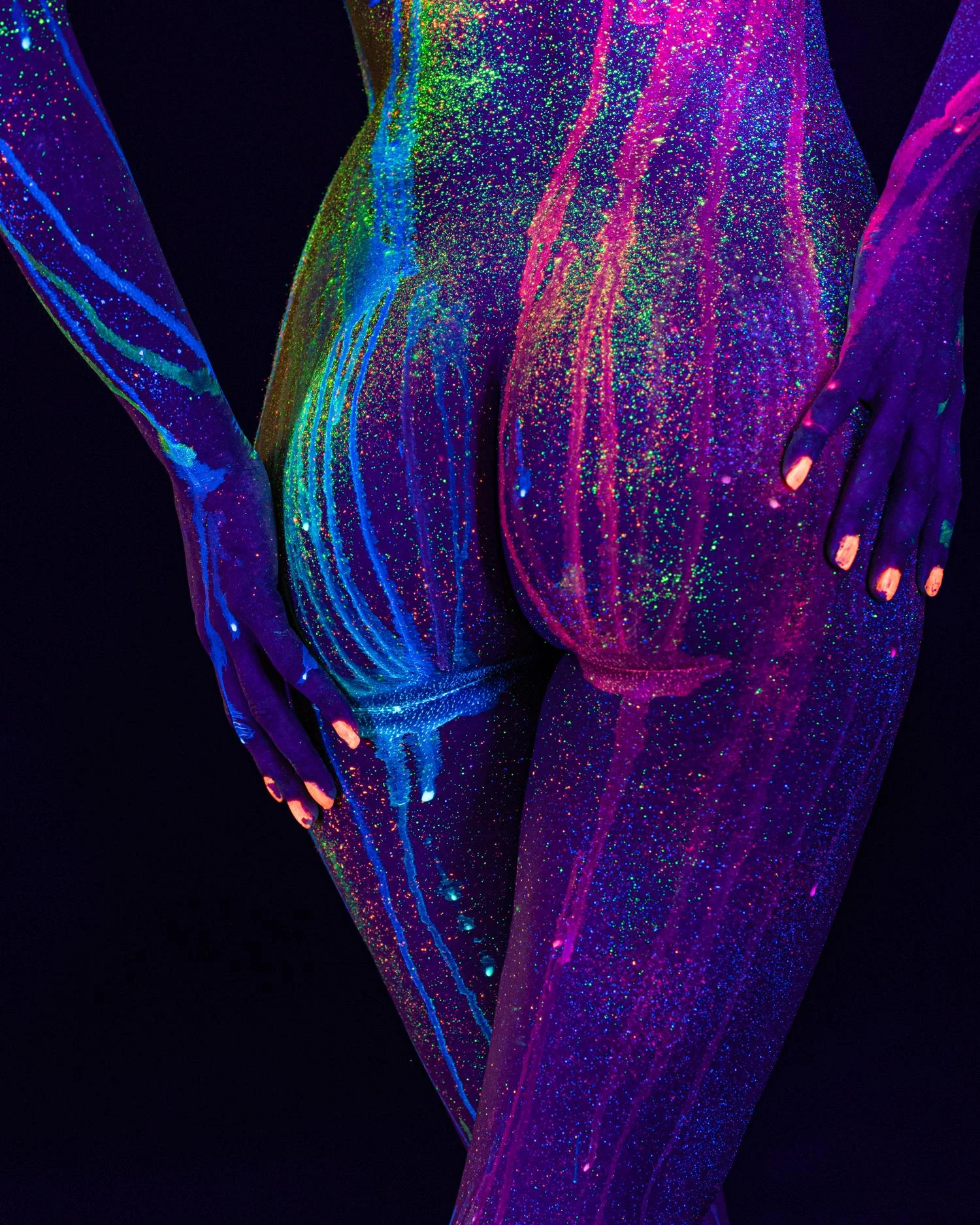 neon <em>splatter</em>